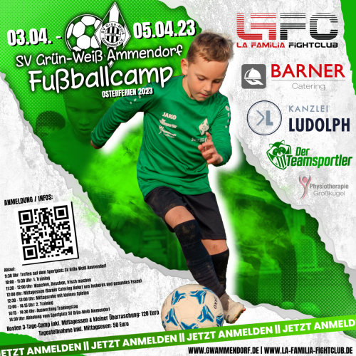 Fußballcamp in den Osterferien