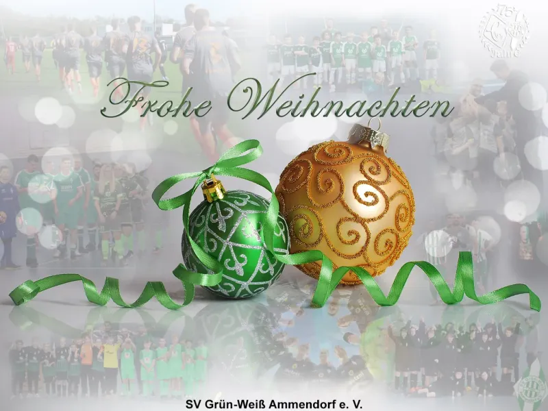 Frohe Weihnachten und einen Guten Rutsch!