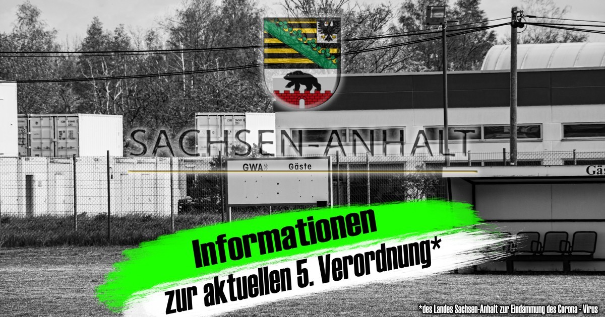 Informationen zur 5. Verordnung des Landes Sachsen - Anhalt
